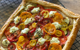 Mandy Hall’s Savoury Tart with Woodside Chevre