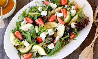 Fig, Strawberry Lemon Myrtle Chevre Salad